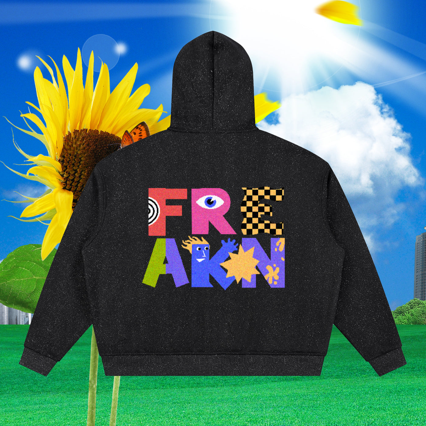 FREAKPIX Sparkle Hoodie