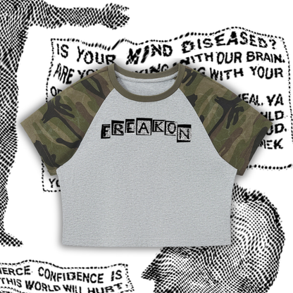 FREAK Camo Crop